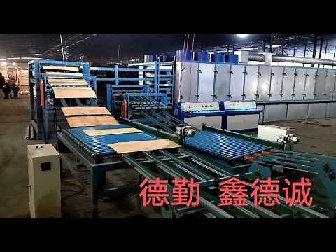 plywood core veneer dryer automatic stacker machine veneer sorting machine