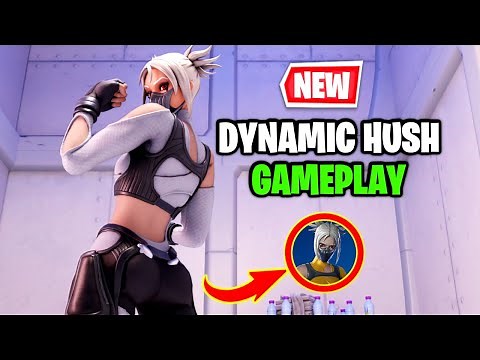 Fortnite *NEW* Dynamic Hush Skin Gameplay