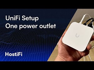 Mini UniFi Setup - One power outlet