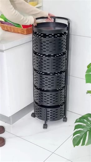 This kitchen storage rack helps organize your kitchen items, keeping vegetables and other goods fresh and accessible at an affordable price. | Seek Life