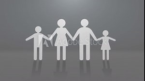 Family paper dolls hand in hand, .(included alpha)