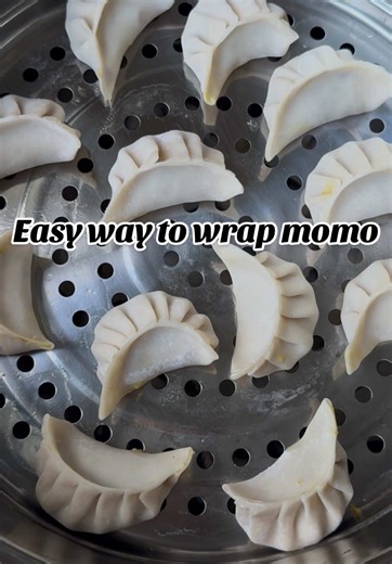 Momo wrap (simple n easy way to wrap momo)#momo #jholmomo #chickenmomo #food #foodie #homemade