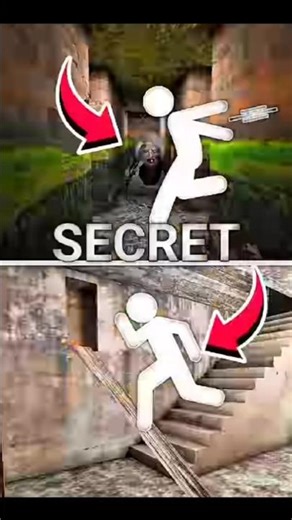 Granny Secret Way to Sewer 💀🔥#granny #grannyglitches #grannygame#granny1