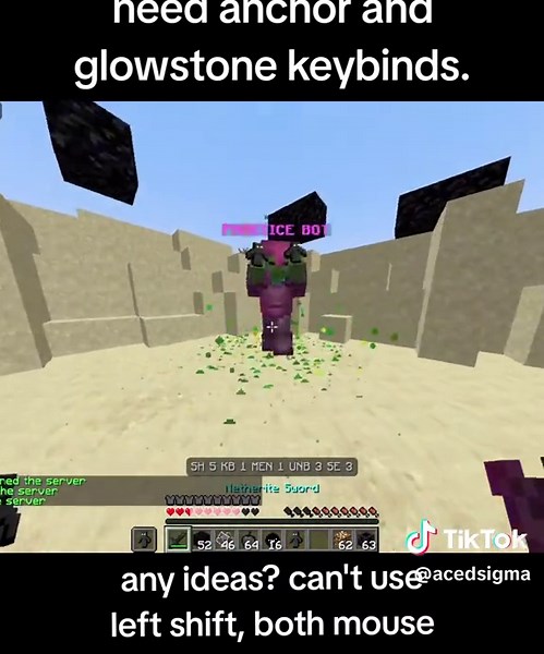 Improving Keybinds for Minecraft PvP Gameplay