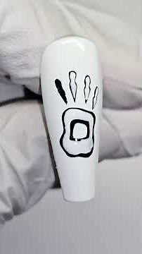 Hand Print Nail Art - Realistic 3D Halloween Effect 👻✋