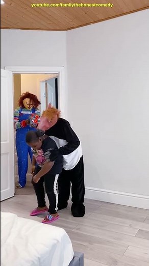 SCARY Chucky vs Giant Horse Monster Funny Prank try not to laugh Junya1gou TIKTOK India prank 2022