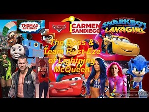 The Boss & Team Rust-Eze 95 of Lightning McQueen Official Channel Trailer