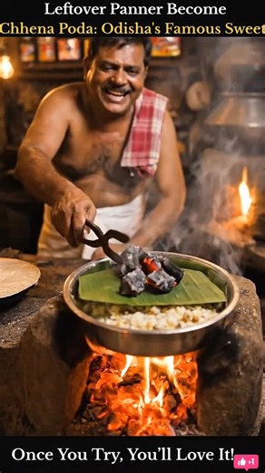 Leftover Paneer Created Odisha’s Most Famous Sweet | Chhena Poda story #shorts