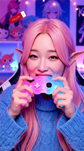 Elf Girl ASMR 🍬 | Jelly Game Controller Sounds