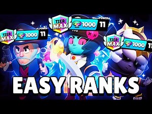 Top 10 Easiest MAX TIERS In Brawl Stars (After Update)