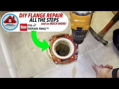 Toilet Flange Repair - How to DIY