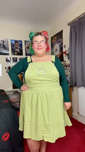 Keroppi inspired outfit 🐸 #plussize #plussizefashion #sanrio #sanrioaesthetic #keroppi #outfitinspiration #outfitinspo #bodypositivity | Abi Drinkell