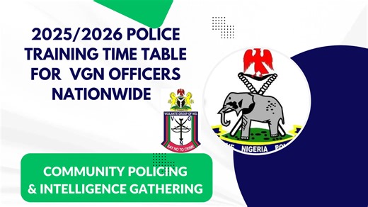 9.8K views · 519 reactions | VGN TRAINING TIME TABLE 2025 | Vigilante Group of Nigeria FCT Command | Facebook