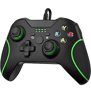 YCCTEAM Wired Controller for Xbox One/Xbox Series X|S, Xbox Wired Controller with Dual Vibration and Audio Jack,Wired Xbox USB Gamepad Joypad Controller for Xbox 1X/S/Series S|X/PC(Win7/8/10)