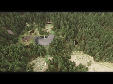 Nature Park " Blidinje " small lakes aerial