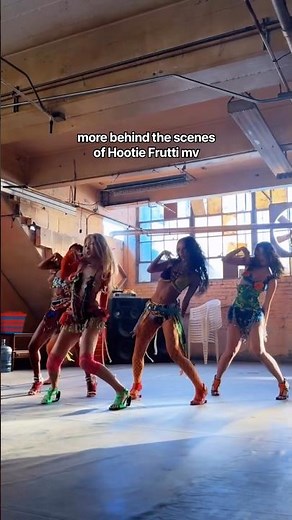 more behind the scenes of Hootie Frutti mv 🧡 #katseye #pop #popmusic #wild #album