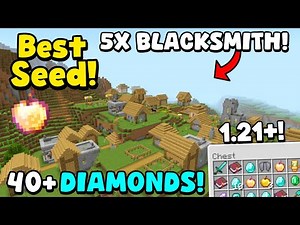 🔥THE BEST SURVIVAL SEED For Minecraft 1.21 Bedrock & PE | Bedrock Seeds
