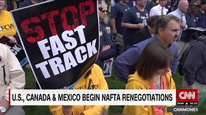 18K views · 89 reactions | This week, the U.S., Canada and Mexico officially begin talks to renegotiate NAFTA. Here's why the 23-year-old trade pact matters. | CNN Business | Facebook