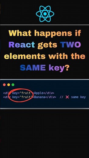 Q71 - React Js Interview Question | Keys in React | #reactjs #frontend #javascript #webdevelopment