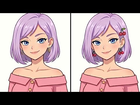 🧠 IQ 140 Test! Find 14 Differences 🔴 Brain Test Live Challenge | 99% Fail!