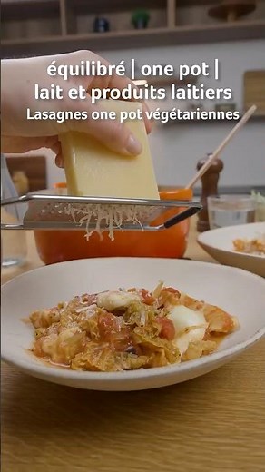 Lasagnes one pot végétariennes: à la fois facile et équilibrée | Recette | Swissmilk #shorts