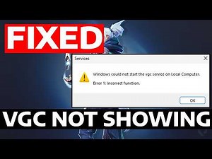 How To Fix Valorant VGC Not Showing In Services (Valorant VGC Missing)