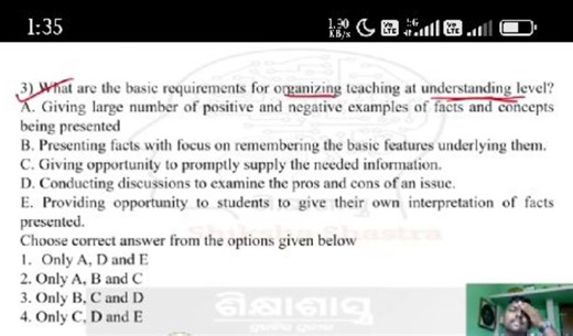 What are the basic requirements for organizing teaching at unde... | Filo