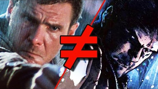 The 1982 'Blade Runner' film vs. the 1968 novel 'Do Androids Dream of Electric Sheep'