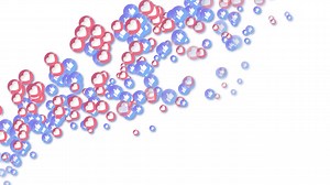 Free stock video - Motion graphic of facebook background with heart and like icons