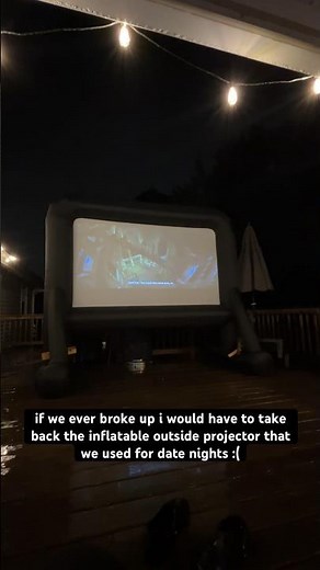 Inflatable movie screen projector that’s perfect for date night - in our amazon storefront