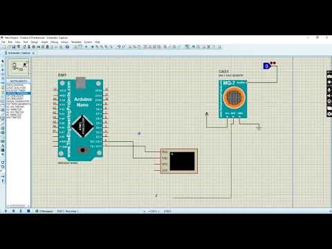 Arduino Nano Simulators & Circuit Design for 2025! | MQ7 Gas Sensor used in Arduino Nano
