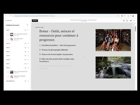 Photographe en 7 jours