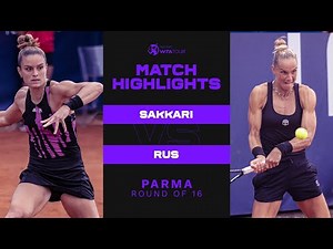 Maria Sakkari vs. Arantxa Rus | 2022 Parma Round of 16 | WTA Match Highlights - The Global Herald