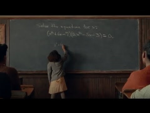 How To Solve The “Hidden Figures” Opening Scene Quadratics Problem