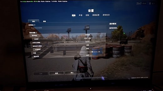 吃鸡开全屏模式2560✘1600花屏问题解决了