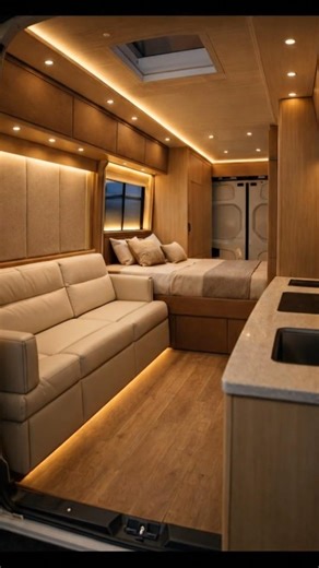 Unbelievable transformation of Sprinter van ♥️