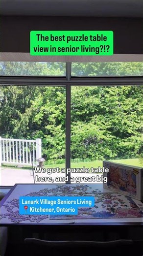 The best puzzle table in retirement living?