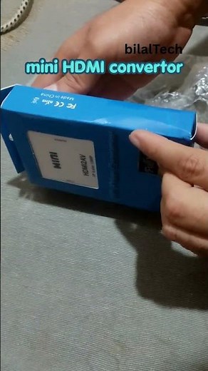 mini HDMI convertor unboxing #unboxing
