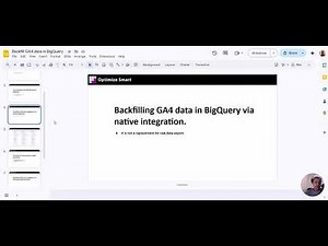 How to backfill GA4 data in BigQuery