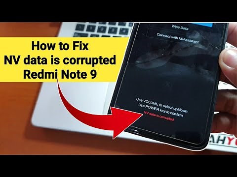 How to fix Redmi Note 9 NV data is corrupted easily and quickly