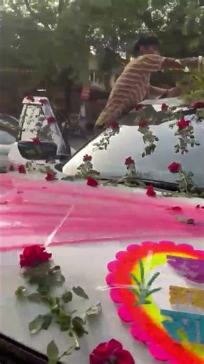 💐#youtube #shortvideo car decoration 💐 TATA siyara 🚘 #reels #reel #decoretion