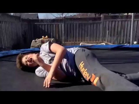 Full WWE fight | trampoline fight