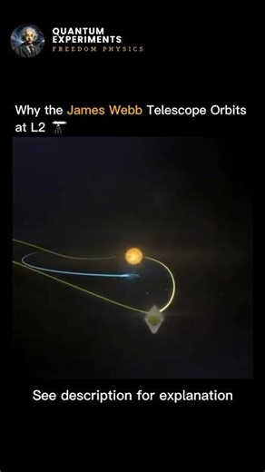 🔭 Why the James Webb Telescope Orbits at L2 #physics #experiment #science #usa
