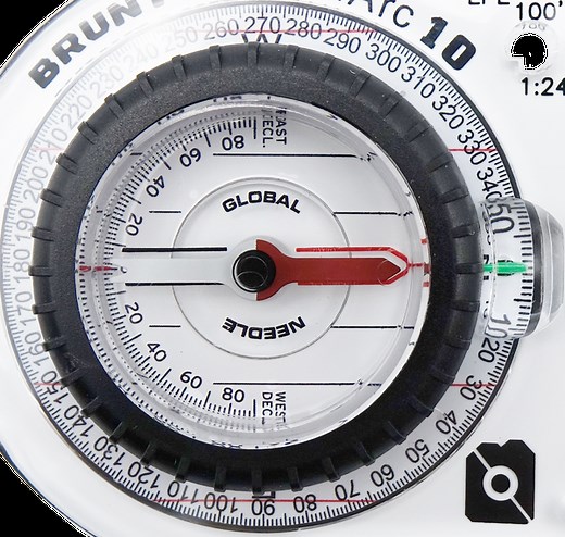 Truarc 10 Luminous Compass | Low Light Navigation | Brunton | Made USA