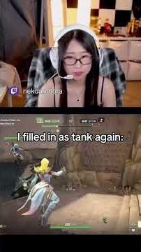 Filling in as a tank as a strategist