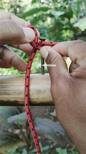 Tricks tie a rope to a nail to make it strong💪