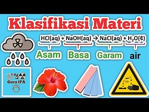 Asam Basa Garam - Klasifikasi Materi dan Perubahannya
