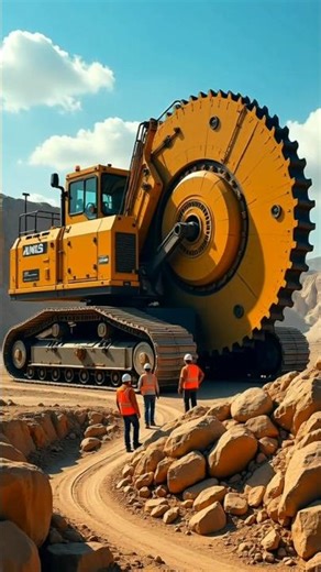 “World’s Biggest Excavation Machine in Action! 🚧🔥 #usa