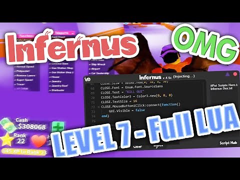 😱[Free]😱 Roblox Exploit Infernus! || Level 7 || Working ✔️| Level 7 full Lua | 2020, March