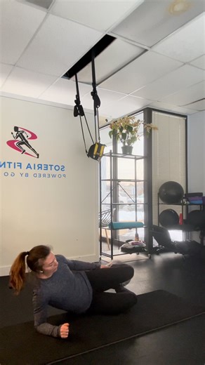 Side plank + rotation